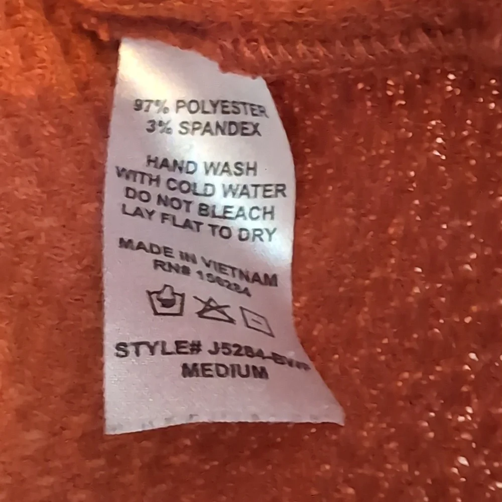 Rust Red Button-Up Cardigan - Picture 4 of 4